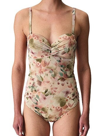 Aires lotus costume da bagno floreale scintillante penti