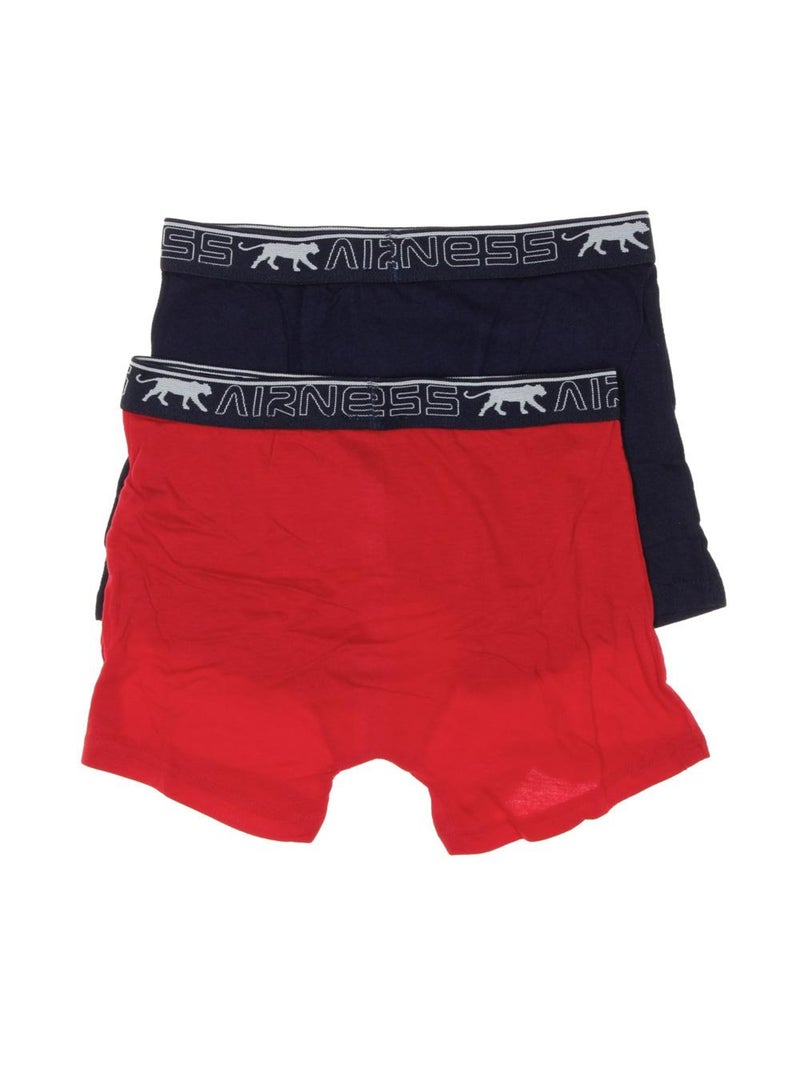 Airness Boxer Bambino Confezione da 2 Rosso - Kiabi