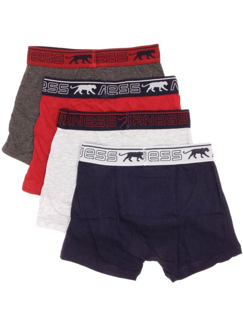 Airness Boxer da Bambino, Confezione da 4, Bianco - Kiabi