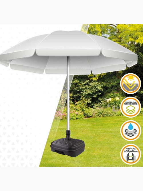 Aktive Base per ombrellone 56x56x40 cm antracite Ø33-48 mm - Kiabi