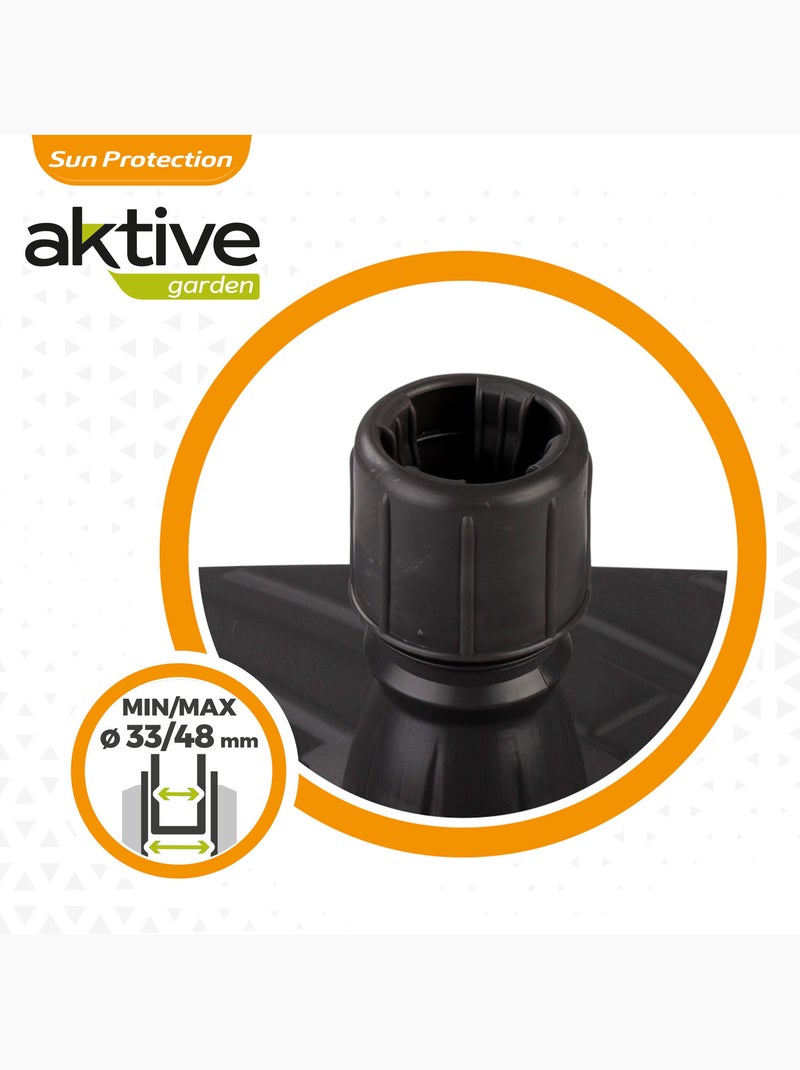 Aktive Base per ombrellone 56x56x40 cm antracite Ø33-48 mm Grigio grigio antracite grigio - Kiabi