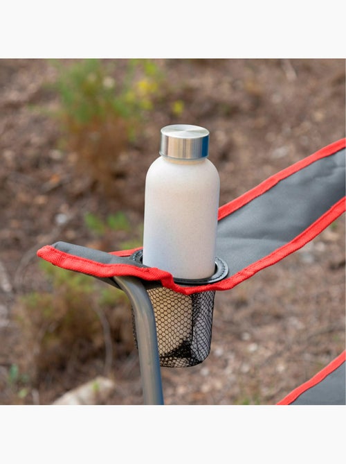 Aktive camping sedia da campeggio pieghevole, grigio scuro, con maniglia, 47x47x82 cm - Kiabi Aktive camping sedia da campeggio pieghevole, grigio scuro, con maniglia, 47x47x82 cm - Kiabi