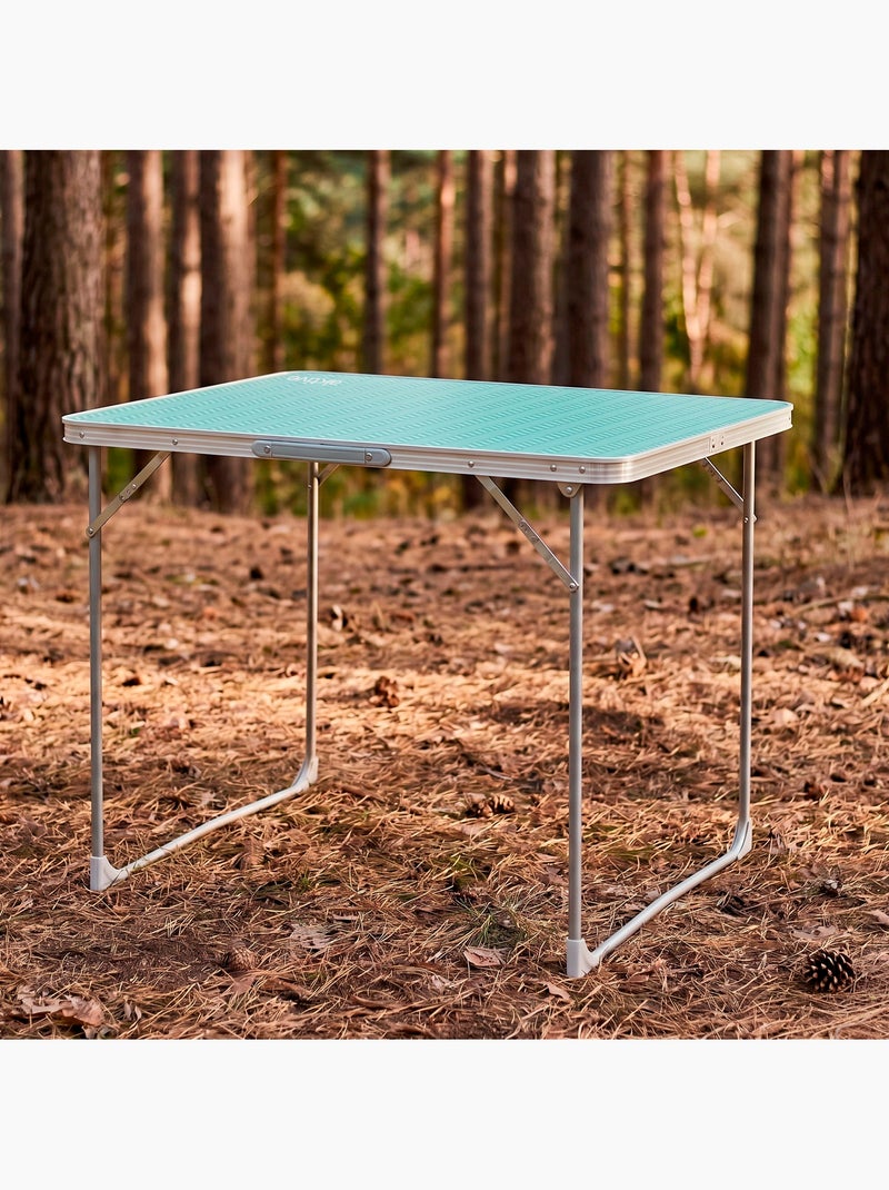 Aktive camping tavolo da campeggio pieghevole 80x60x70 cm Turchese - Kiabi