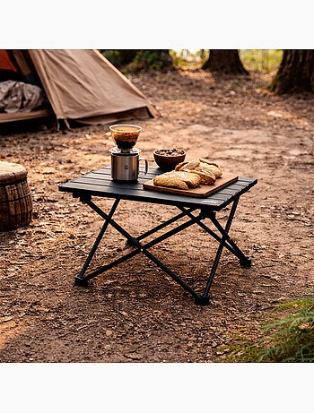 Aktive camping tavolo da campeggio pieghevole con meccanismo antiribaltamento 43x40x31 cm