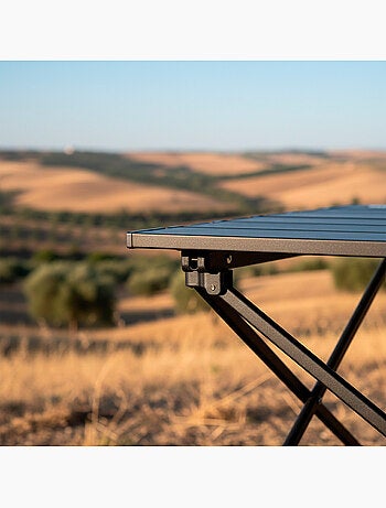 Aktive camping tavolo da campeggio pieghevole con meccanismo antiribaltamento 43x40x31 cm