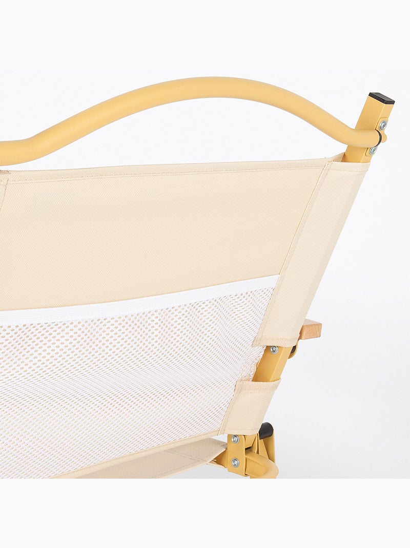Aktive confezione da 2 sedie da glamping 47x42x62 cm con tasca Crema - Kiabi