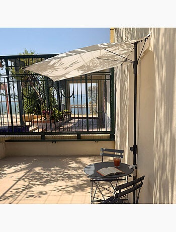 Aktive garden ombrellone da giardino rettangolare da parete 160x100 cm