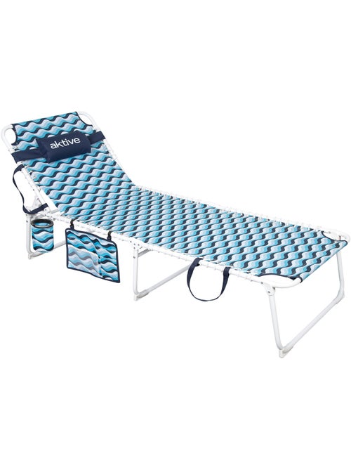 Aktive lettino da spiaggia multiposizione 200x70x88 cm - Kiabi