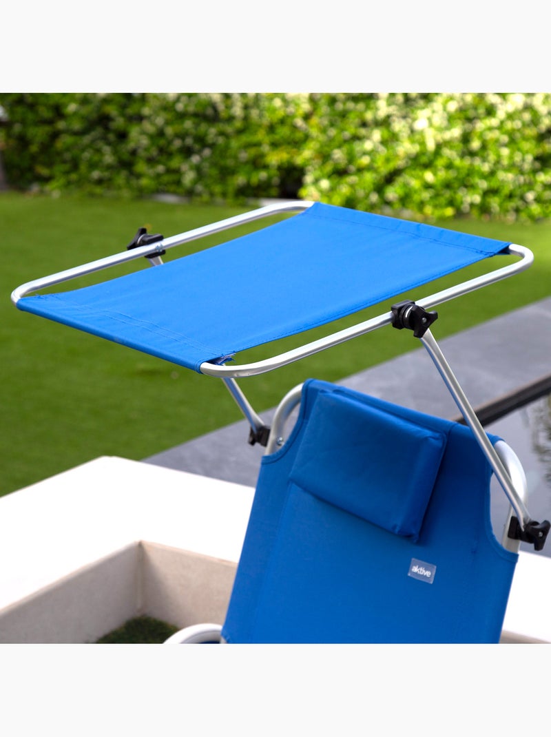 Aktive lettino da spiaggia pieghevole 2 in 1 Blu - Kiabi