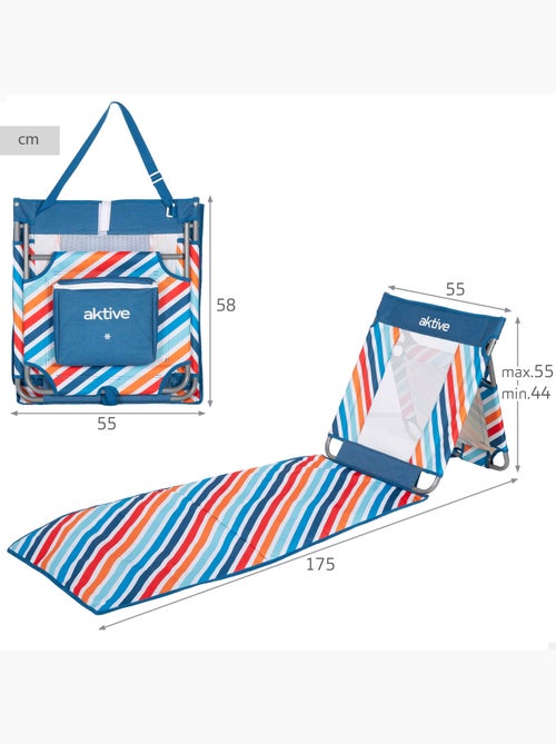 Aktive materassino da spiaggia con schienale reclinabile e refrigeratore - Kiabi Aktive materassino da spiaggia con schienale reclinabile e refrigeratore - Kiabi