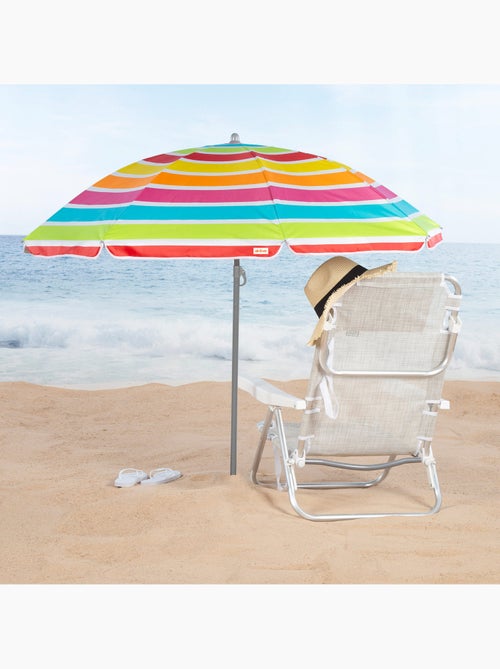 Aktive ombrellone 8 aste 160 cm colori a righe - Kiabi