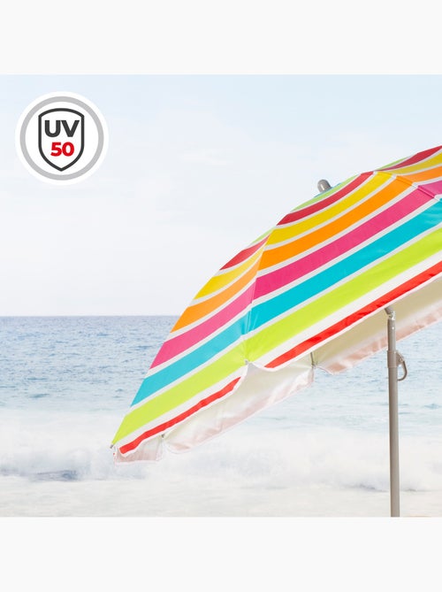 Aktive ombrellone 8 aste 160 cm colori a righe - Kiabi