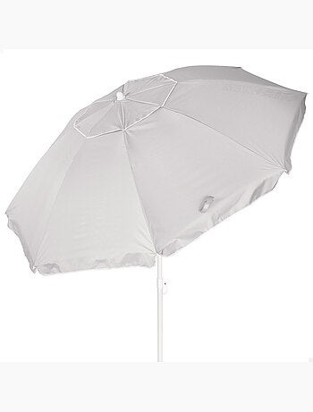 Aktive ombrellone 8 aste 220 cm grigio inclinabile uv50