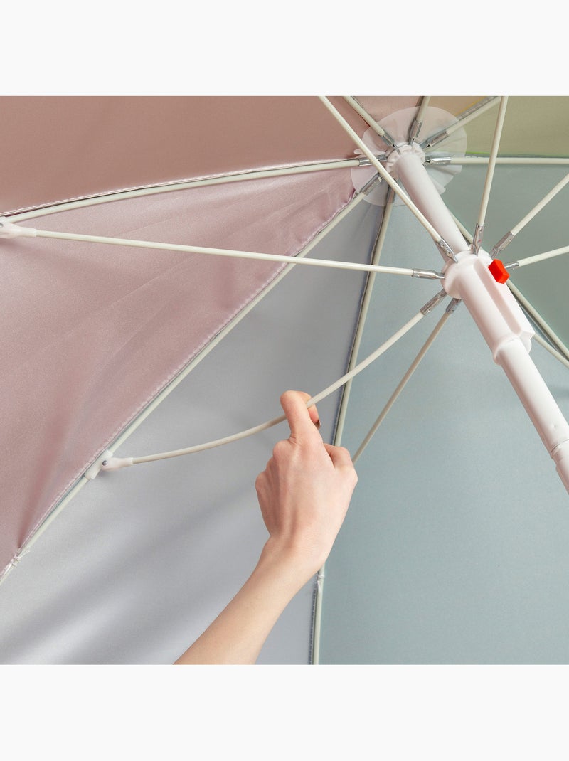 Aktive ombrellone 8 pali 180 cm Multicolore - Kiabi