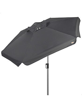 Aktive ombrellone da giardino esagonale antracite grande basculante antivento 230 cm uv50
