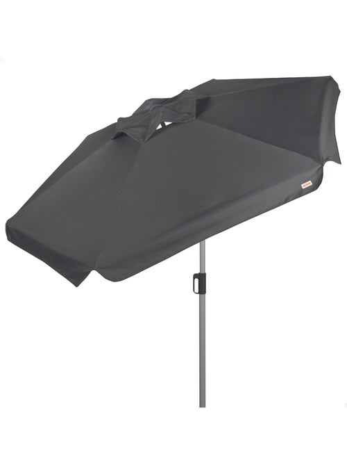 Aktive ombrellone da giardino esagonale antracite grande basculante antivento 230 cm uv50 - Kiabi