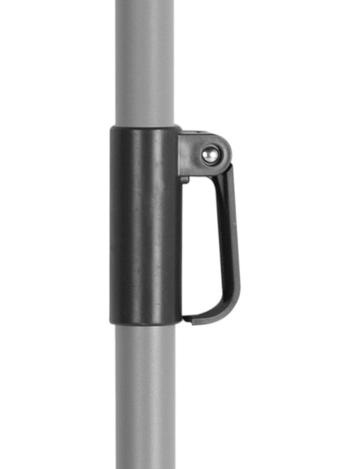 Aktive ombrellone da giardino esagonale antracite grande basculante antivento 230 cm uv50 - Kiabi