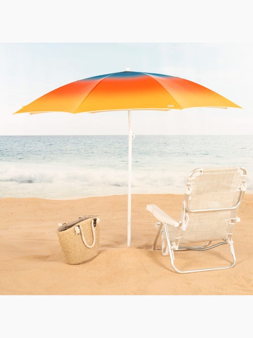 Aktive ombrellone da spiaggia 180cm inclinabile a 8 stecche con stampa - Kiabi