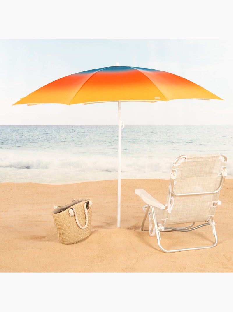 Aktive ombrellone da spiaggia 180cm inclinabile a 8 stecche con stampa Multicolore - Kiabi