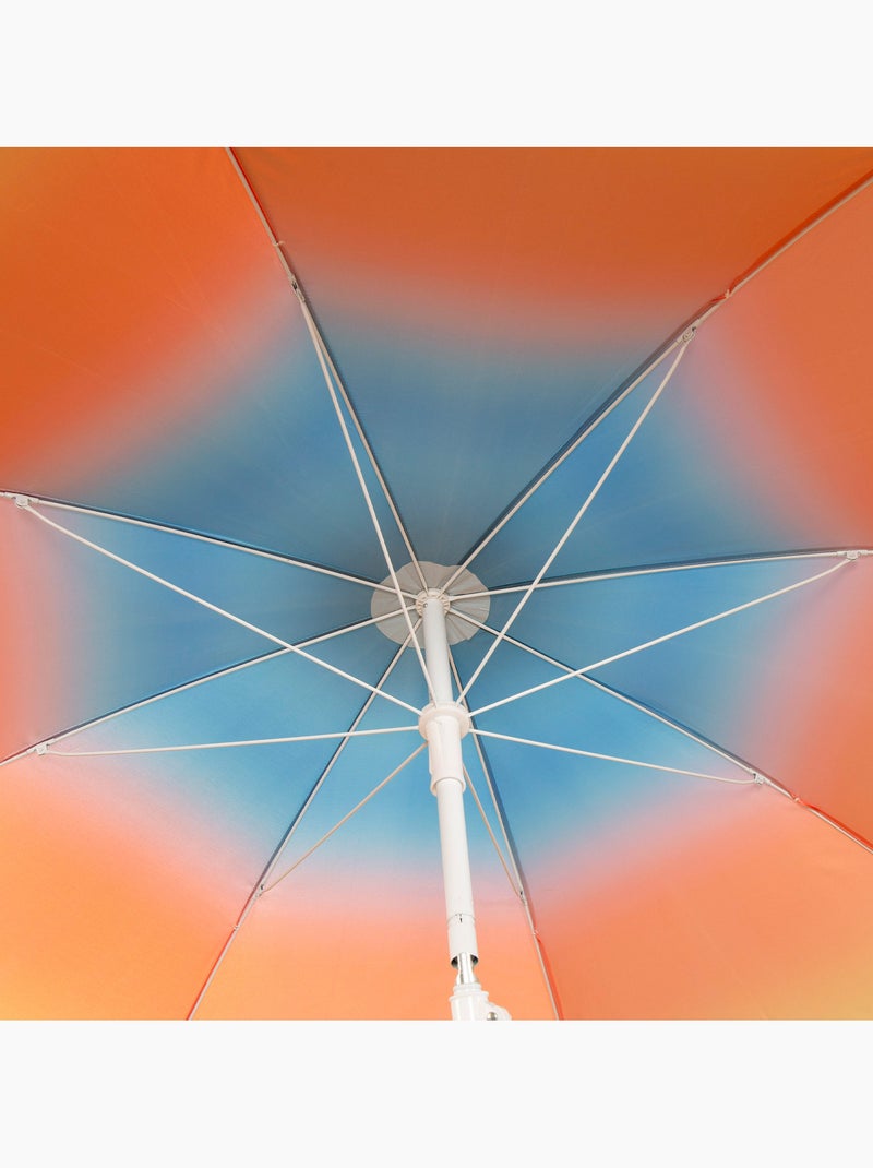 Aktive ombrellone da spiaggia 180cm inclinabile a 8 stecche con stampa Multicolore - Kiabi