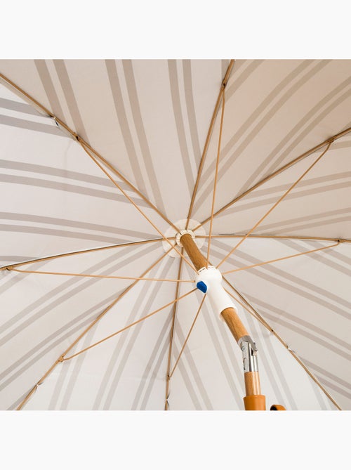 Aktive ombrellone da spiaggia, 8 stecche, 200 cm, a righe con frange - Kiabi