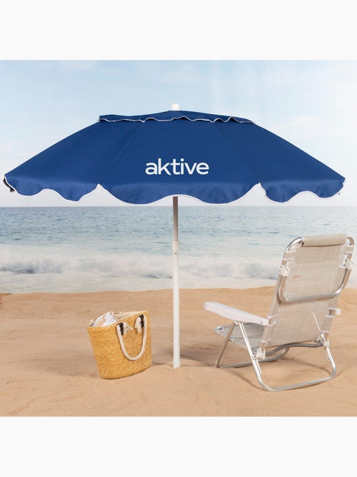 Aktive ombrellone da spiaggia 8 stecche 200 cm compatto pieghevole - Kiabi