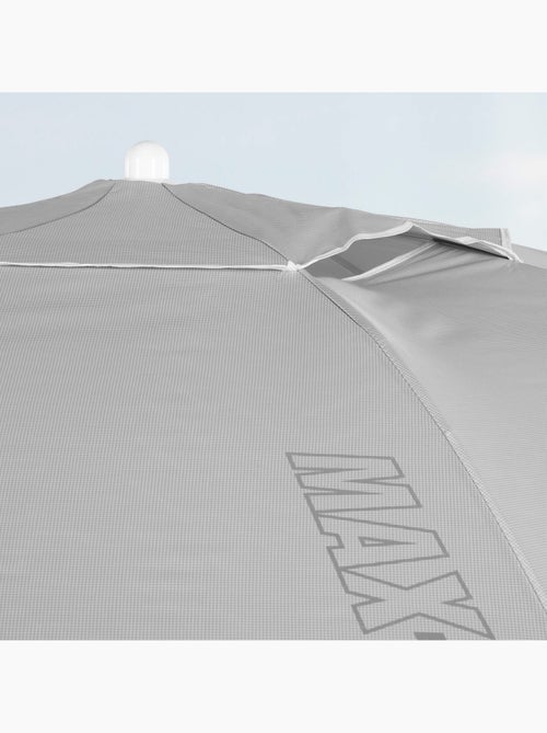 Aktive ombrellone da spiaggia a 8 stecche, 200 cm, grigio, inclinabile, uv50 - Kiabi