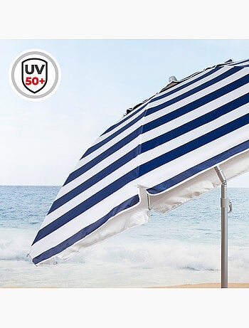 Aktive ombrellone da spiaggia antivento a 8 stecche, 200 cm