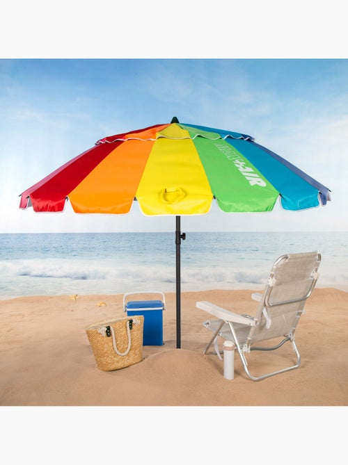 Aktive ombrellone da spiaggia antivento con 16 stecche, 220 cm, - Kiabi