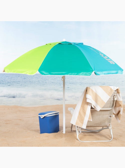 Aktive ombrellone da spiaggia antivento con 8 stecche, 220 cm, - Kiabi