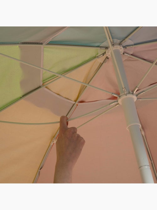 Aktive ombrellone da spiaggia antivento con 8 stecche, 220 cm, - Kiabi