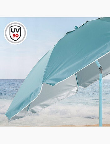 Aktive ombrellone da spiaggia inclinabile con protezione uv50 d220 cm