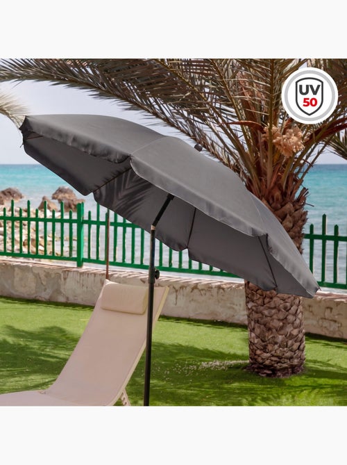 Aktive ombrellone grigio scuro da 200 cm con copertura - Kiabi