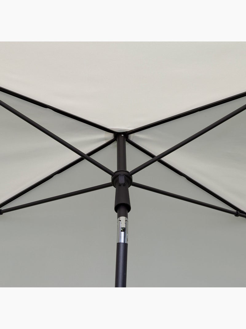 Aktive ombrellone rettangolare 200x125 cm con protezione solare Beige - Kiabi