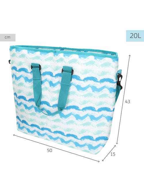 Aktive pacchetto spiaggia: sedia bassa (45x40x70 cm) + borsa frigo portatile da 20 litri - Kiabi Aktive pacchetto spiaggia: sedia bassa (45x40x70 cm) + borsa frigo portatile da 20 litri - Kiabi