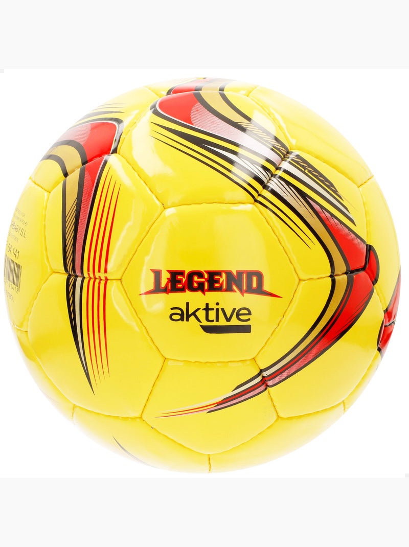 Aktive pallone da calcio in pelle sintetica taglia 5 con cuciture rinforzate N/D - Kiabi