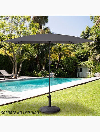 Aktive parasole rettangolare balcone inclinabile antracite 200x125 cm uv30
