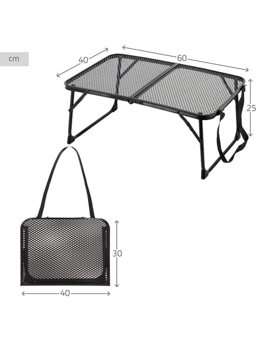 Aktive piccolo tavolo da campeggio pieghevole con custodia antiribaltamento per barbecue - Kiabi Aktive piccolo tavolo da campeggio pieghevole con custodia antiribaltamento per barbecue - Kiabi