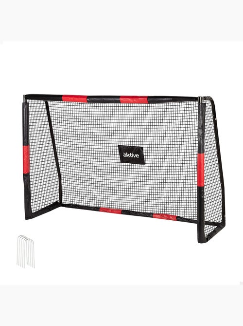 Aktive porta da calcio 180x60x120 cm con struttura di protezione, rete e picchetti - Kiabi Aktive porta da calcio 180x60x120 cm con struttura di protezione, rete e picchetti - Kiabi