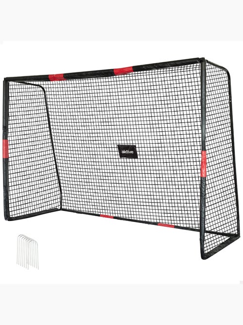 Aktive porta da calcio 300x120x200 cm con struttura di protezione, rete e picchetti - Kiabi