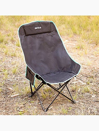 Aktive sedia da campeggio pieghevole 55x45x90 cm con borsa per il trasporto