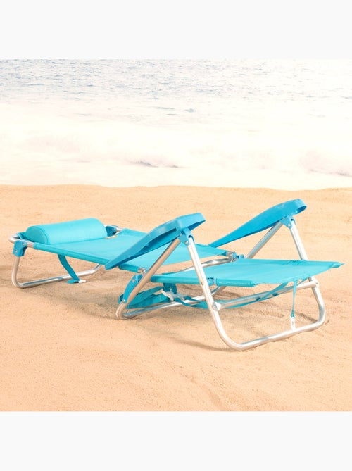Aktive sedia da spiaggia bassa multiposizione 47x49x82 cm caribe - Kiabi Aktive sedia da spiaggia bassa multiposizione 47x49x82 cm caribe - Kiabi