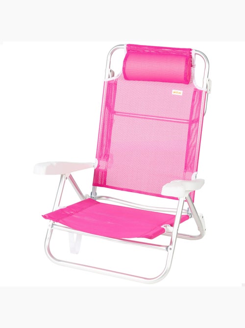 Aktive sedia da spiaggia bassa multiposizione 47x49x82 cm fucsia - Kiabi Aktive sedia da spiaggia bassa multiposizione 47x49x82 cm fucsia - Kiabi