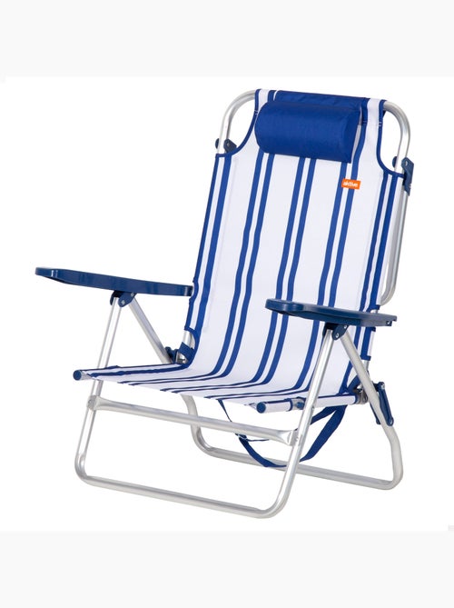 Aktive sedia da spiaggia bassa multiposizione 48x45x83 cm nautica - Kiabi