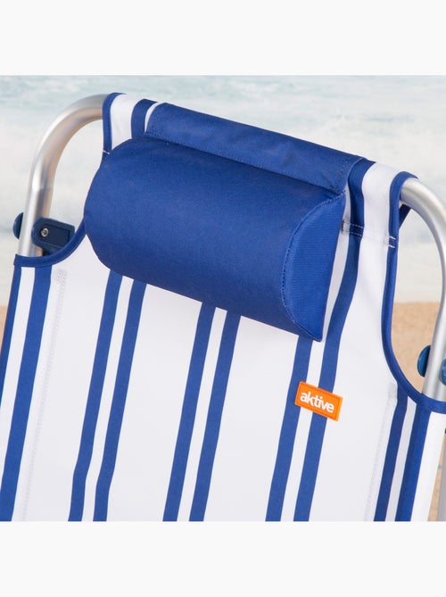 Aktive sedia da spiaggia bassa multiposizione 48x45x83 cm nautica - Kiabi