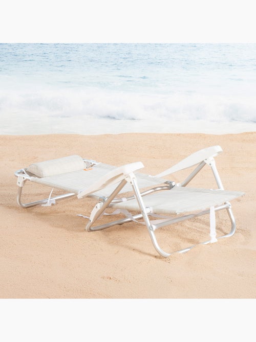 Aktive sedia da spiaggia bassa multiposizione ibiza 47x49x82 cm - Kiabi Aktive sedia da spiaggia bassa multiposizione ibiza 47x49x82 cm - Kiabi