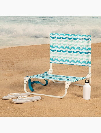 Aktive sedia da spiaggia bassa pieghevole 45x50x50 cm onde