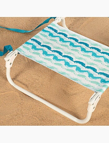 Aktive sedia da spiaggia bassa pieghevole 45x50x50 cm onde