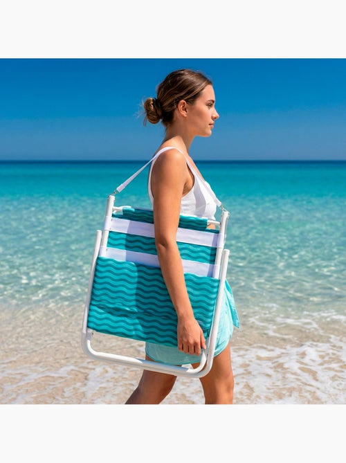 Aktive sedia da spiaggia leggera con maniglia 46x60x50 cm - Kiabi Aktive sedia da spiaggia leggera con maniglia 46x60x50 cm - Kiabi