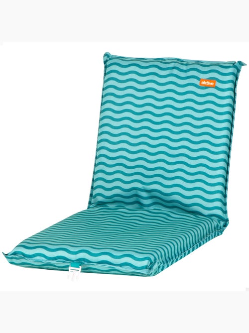 Aktive sedia da spiaggia pieghevole 40x48x56 cm turchese onde - Kiabi Aktive sedia da spiaggia pieghevole 40x48x56 cm turchese onde - Kiabi